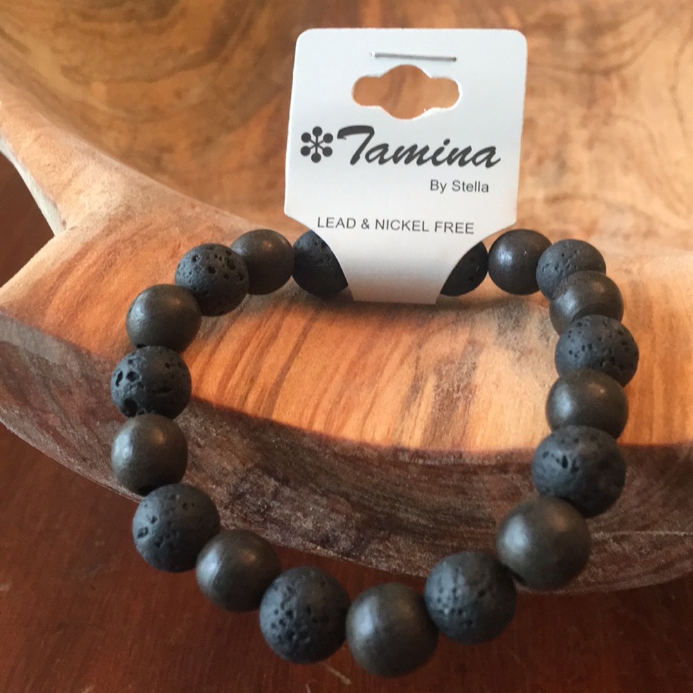 Lava rock bracelet